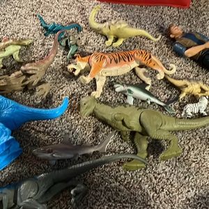 Toy dinosaurs